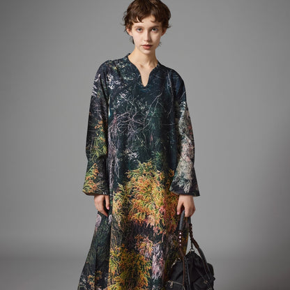 DIRECT PRINT PULLOVER ONE-PIECE