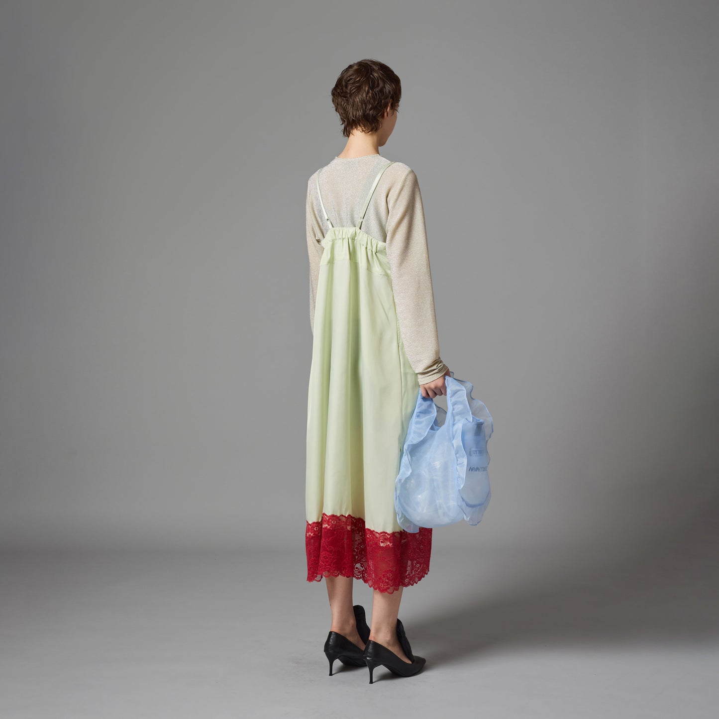 SHEER FRILL BAG