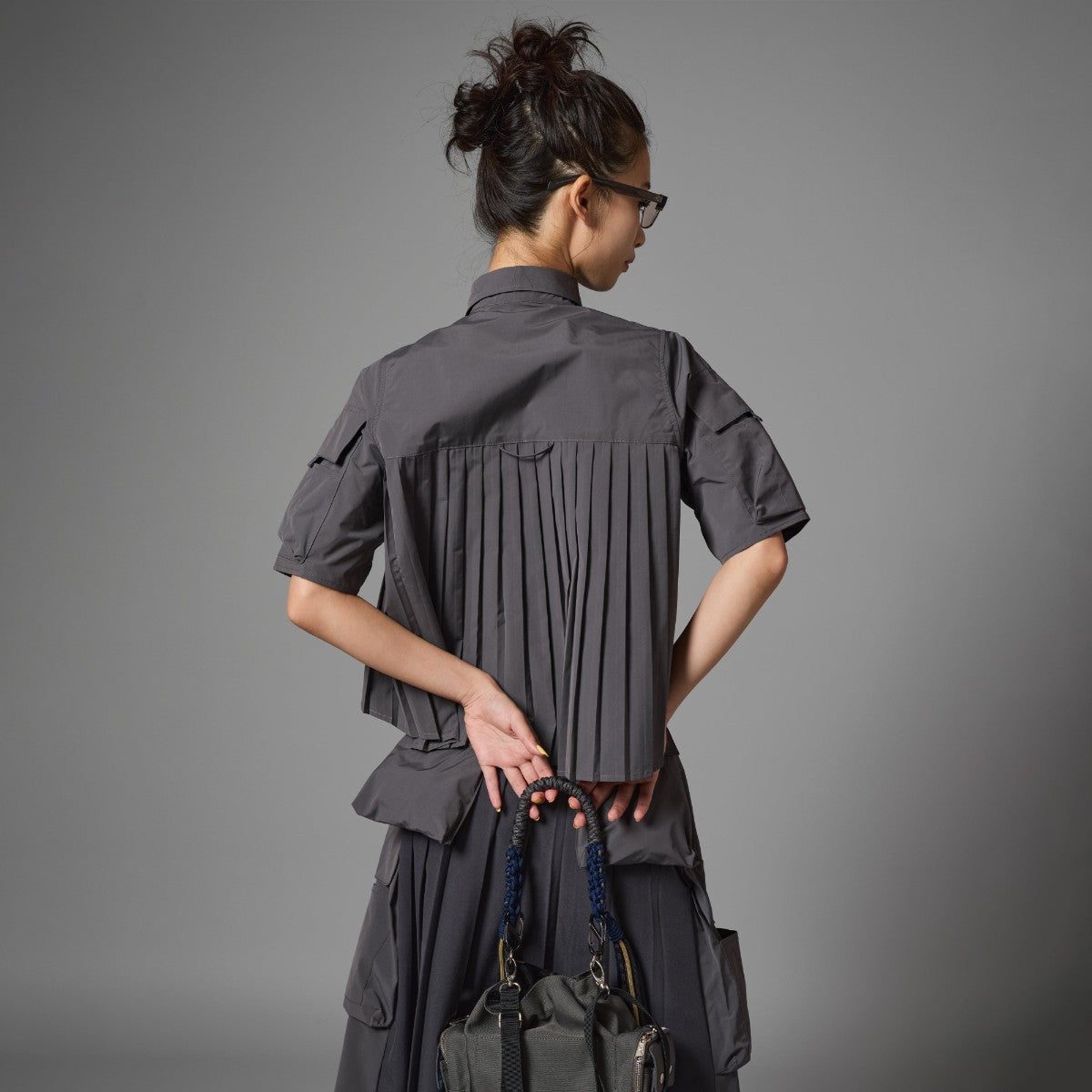 PIN TUCK TECH SHIRT