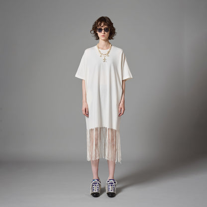 FRINGE T-SHIRT ONE-PIECE
