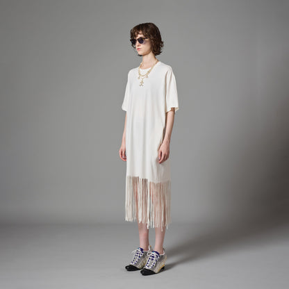 FRINGE T-SHIRT ONE-PIECE