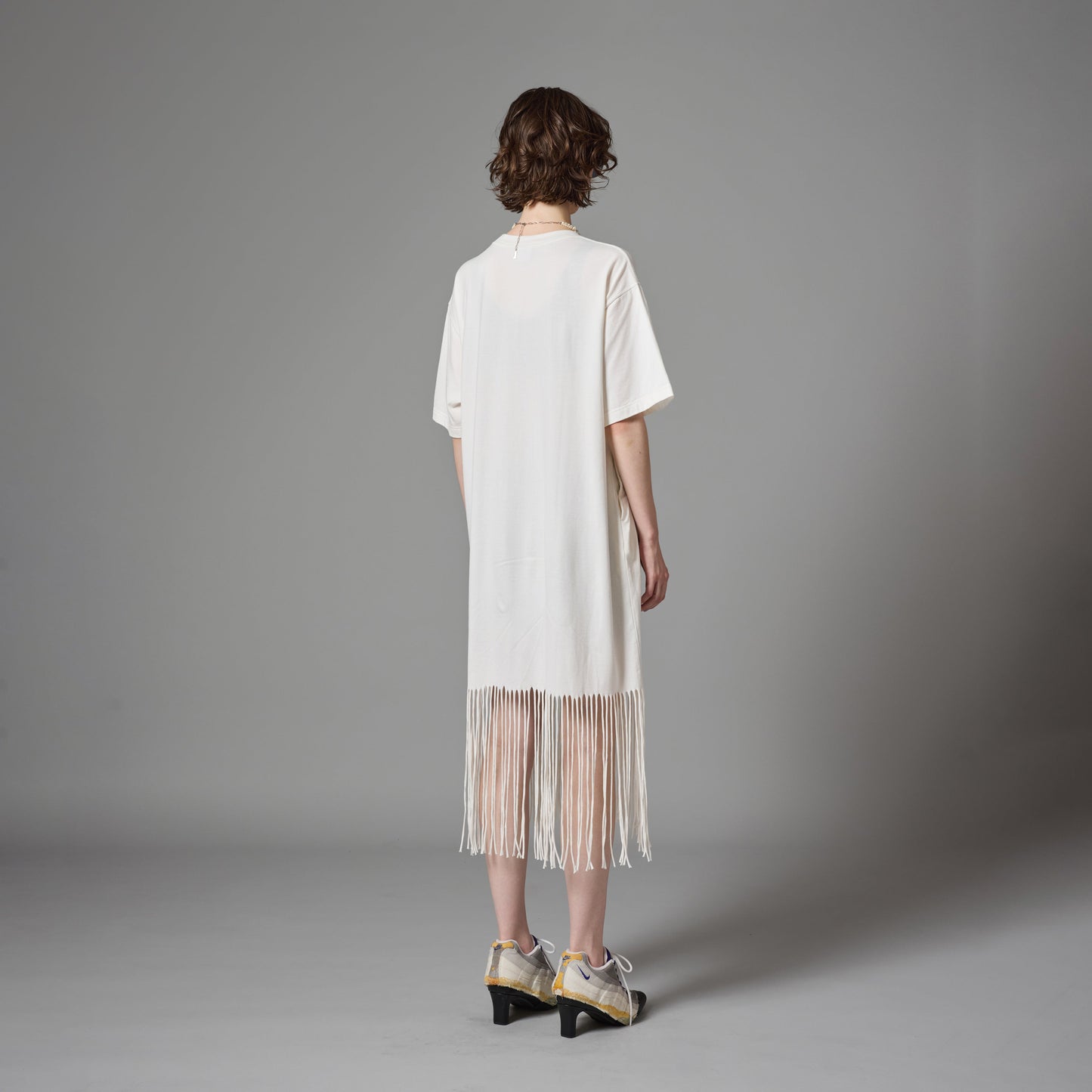 FRINGE T-SHIRT ONE-PIECE