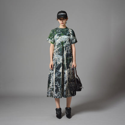 DIRECT PRINT RIB ONE-PIECE