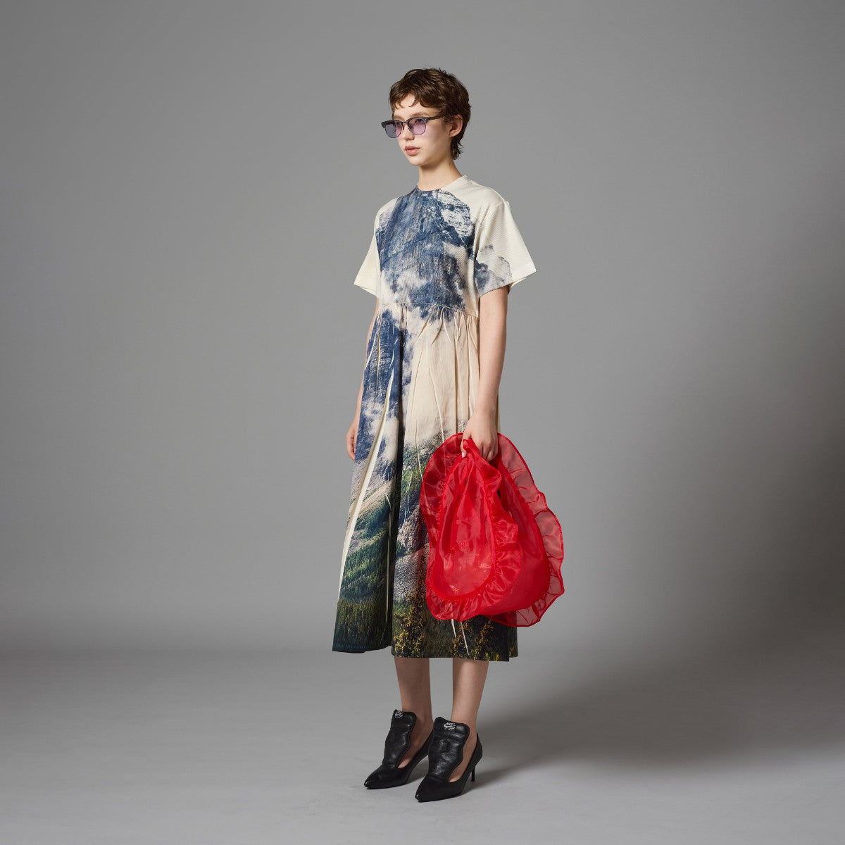 DIRECT PRINT RIB ONE-PIECE