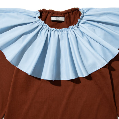 OVER COLLAR L/S TOP