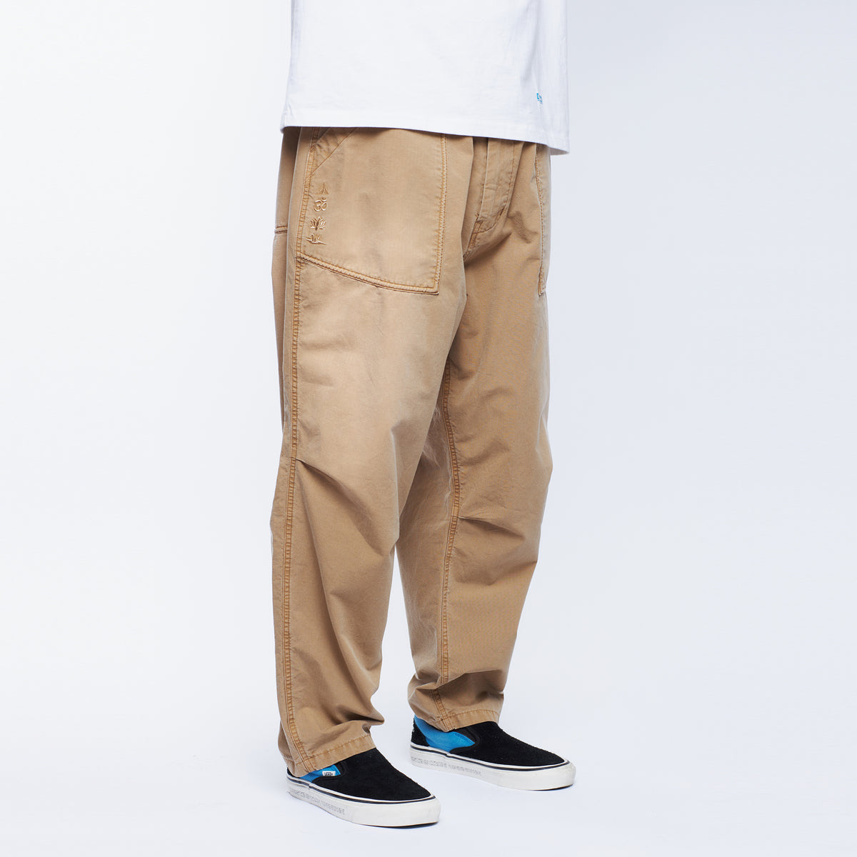 GARMENTDYED RIPSTOP SARROUEL PANTS