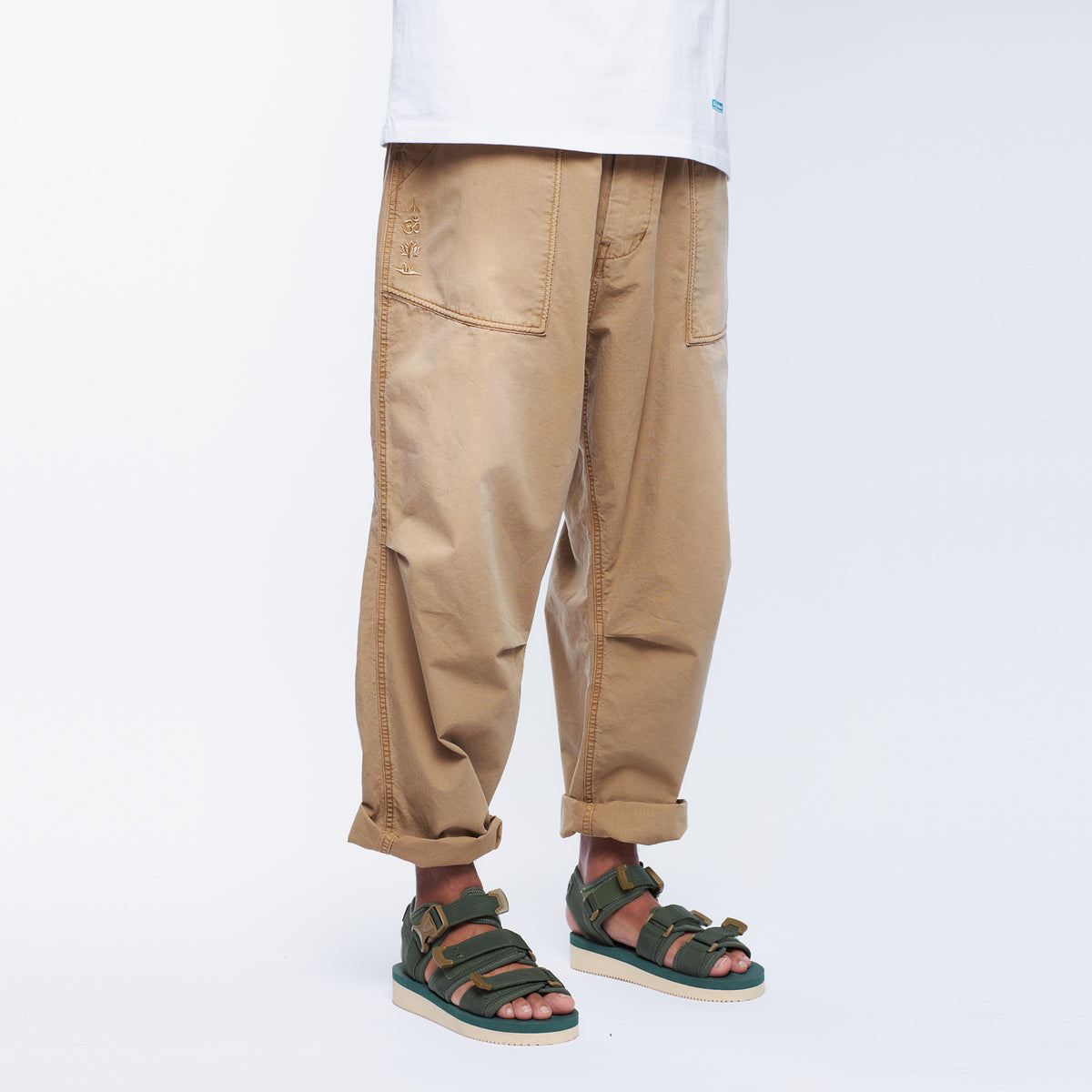 GARMENTDYED RIPSTOP SARROUEL PANTS