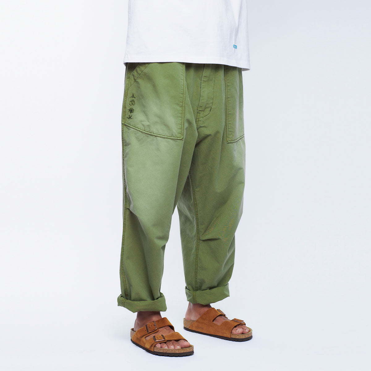 GARMENTDYED RIPSTOP SARROUEL PANTS