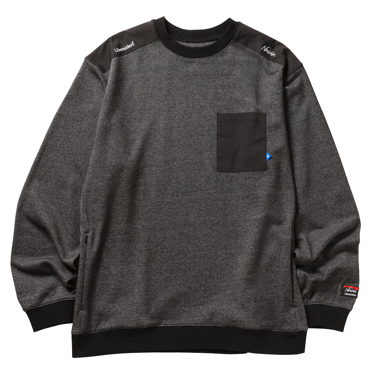 NANGA × Liberaiders ECO HYBRID SWEATSHIRT