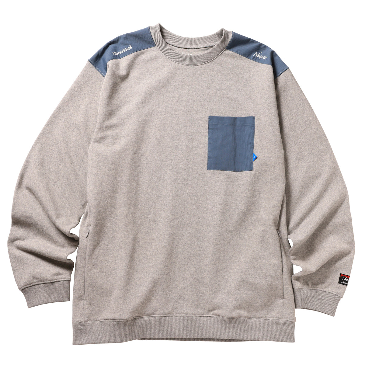 NANGA × Liberaiders ECO HYBRID SWEATSHIRT