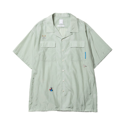 COTTON RAYON S/S SHIRT