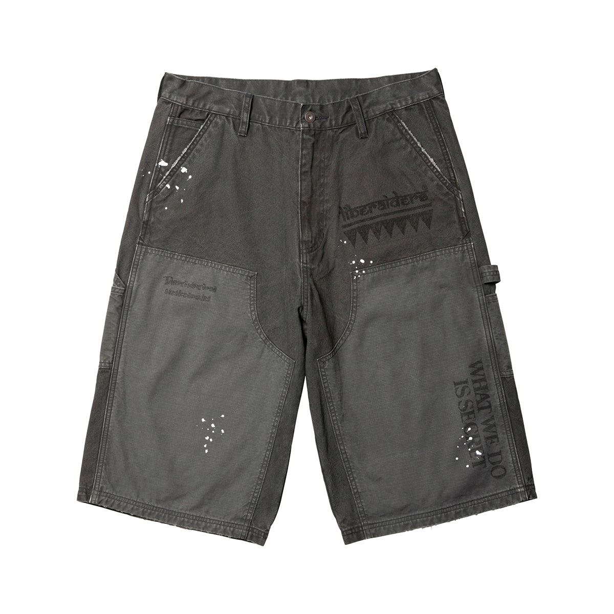 HANDWRITING CANVAS WORK SHORTS