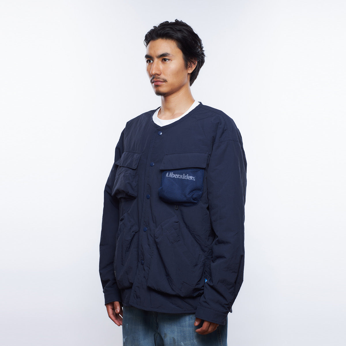 mhl【CASEY CASEY】ROTTY JACKET（NAVY）M ※L~XL相当 - ブルゾン