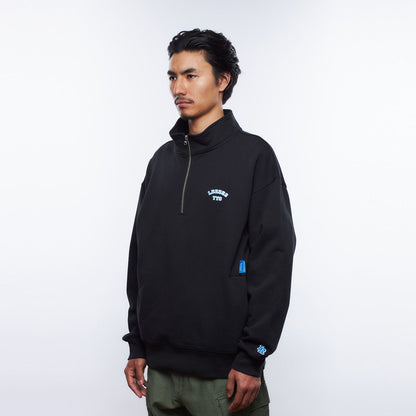 HEAVY WEIGHT FLEECE HALF ZIP