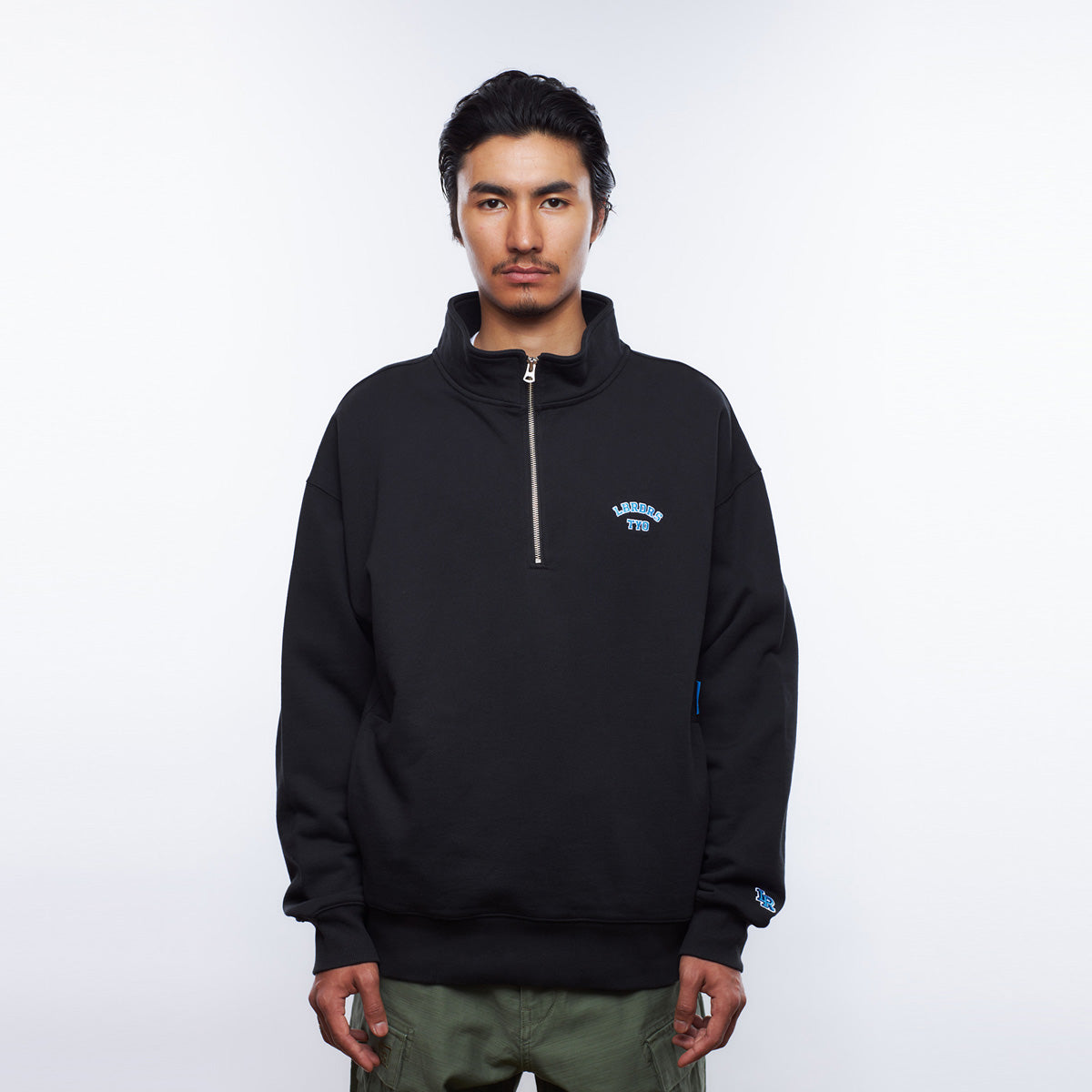 HEAVY WEIGHT FLEECE HALF ZIP