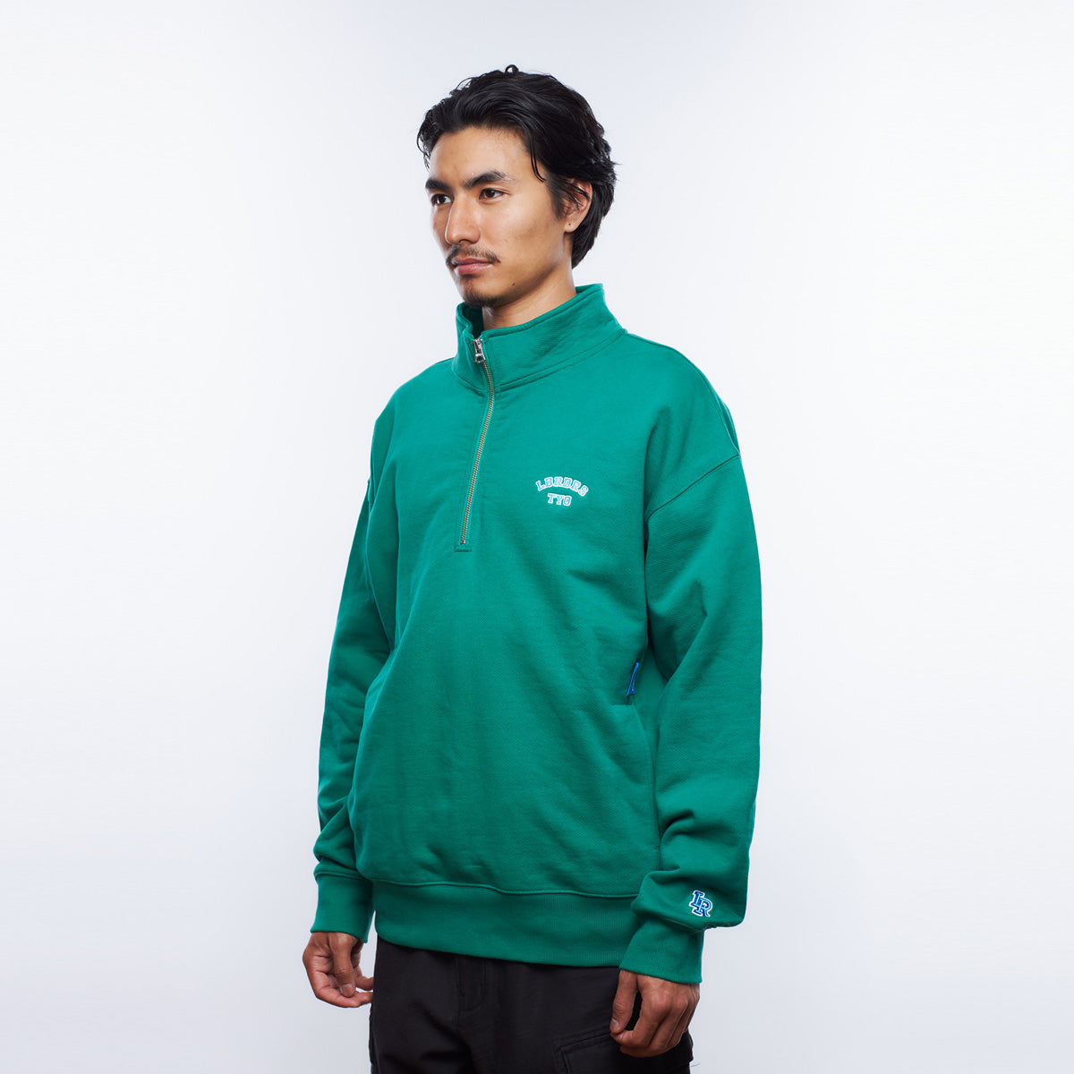 HEAVY WEIGHT FLEECE HALF ZIP