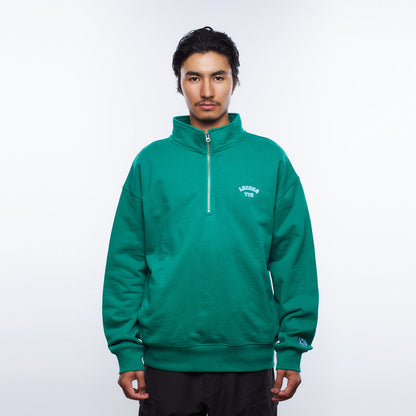 HEAVY WEIGHT FLEECE HALF ZIP