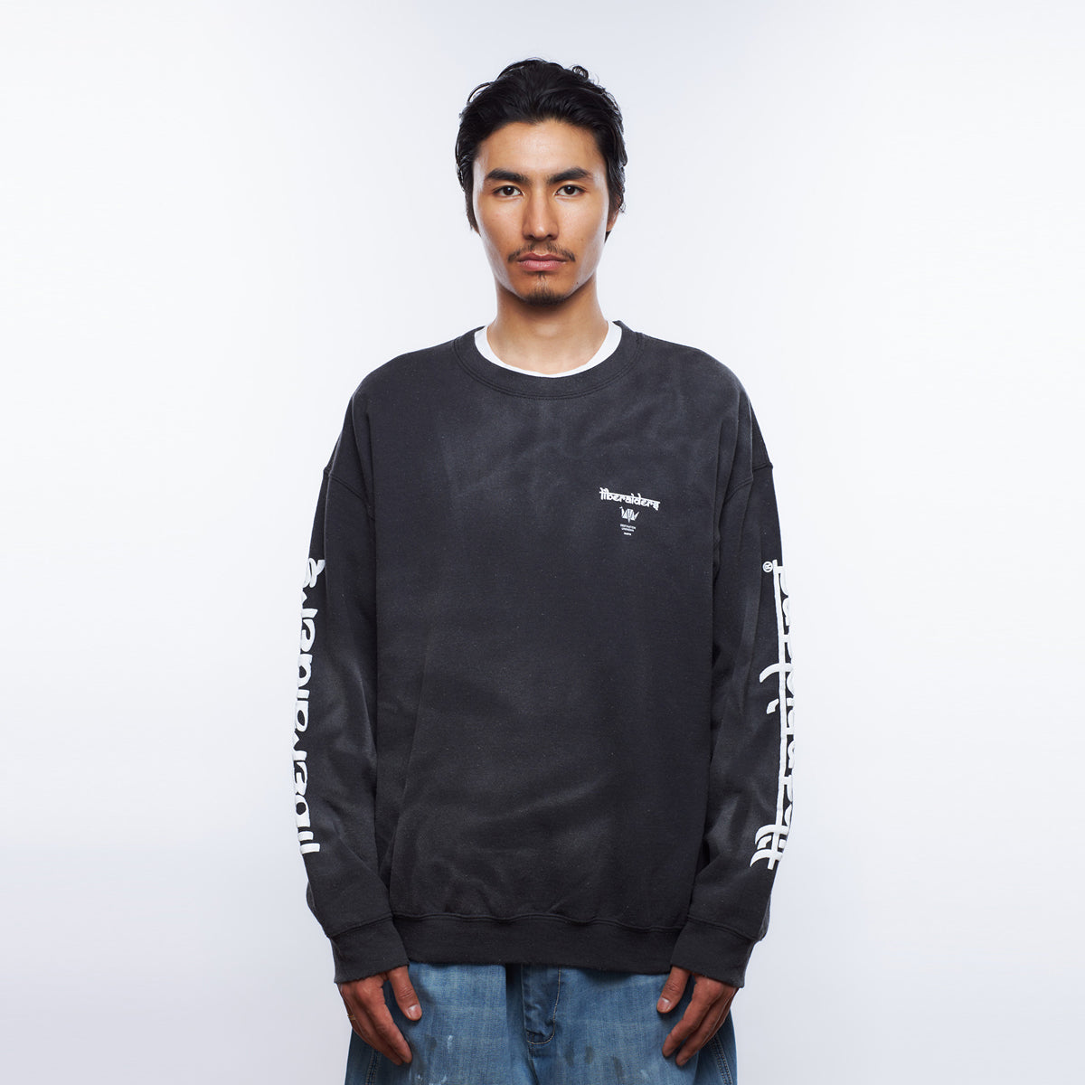 LR SLEEVE LOGO VINTAGE CREWNECK