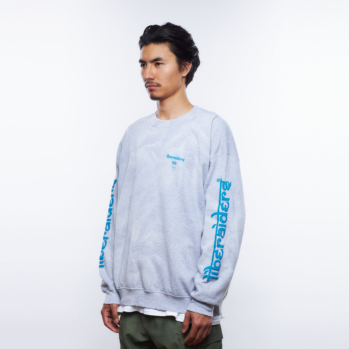 LR SLEEVE LOGO VINTAGE CREWNECK