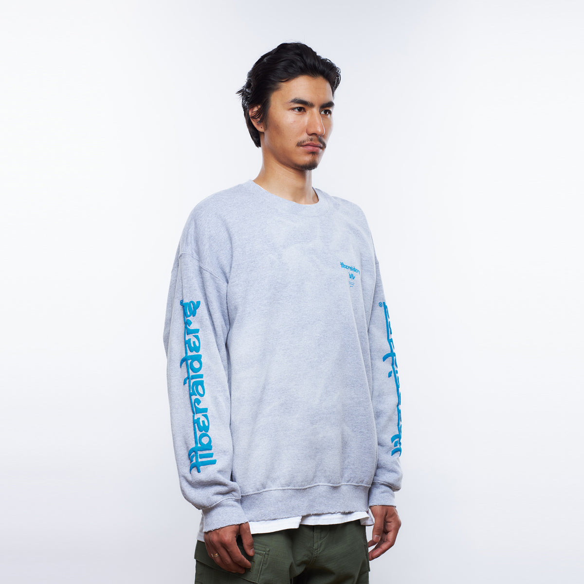 LR SLEEVE LOGO VINTAGE CREWNECK