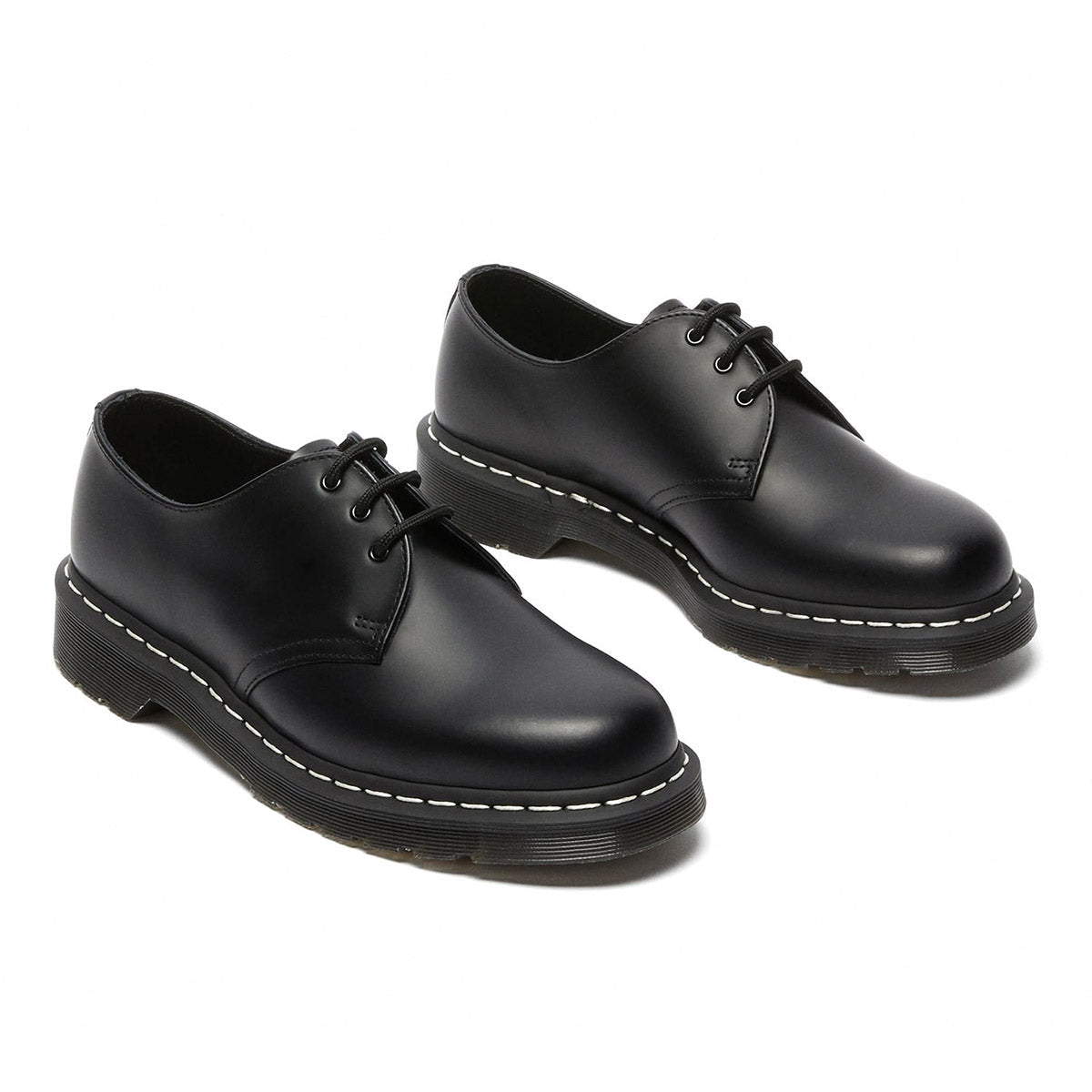Dr. MARTENS 1461 White Stitch 3 Eye Shoe ドクターマーチン 1461 ホワイトステッチ 3 ホール シューズ 24757001【レディース 3ホールシューズ レザーシューズ 定番モデル ローカット 26FW】