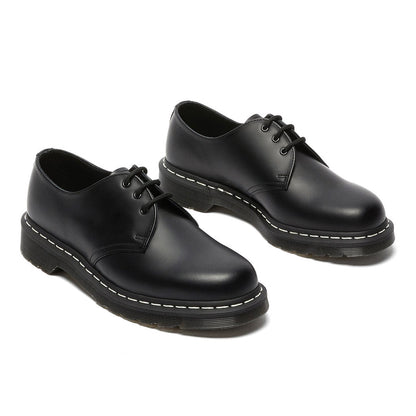 Dr. MARTENS 1461 White Stitch 3 Eye Shoe ドクターマーチン 1461 ホワイトステッチ 3 ホール シューズ 24757001【レディース 3ホールシューズ レザーシューズ 定番モデル ローカット 26FW】