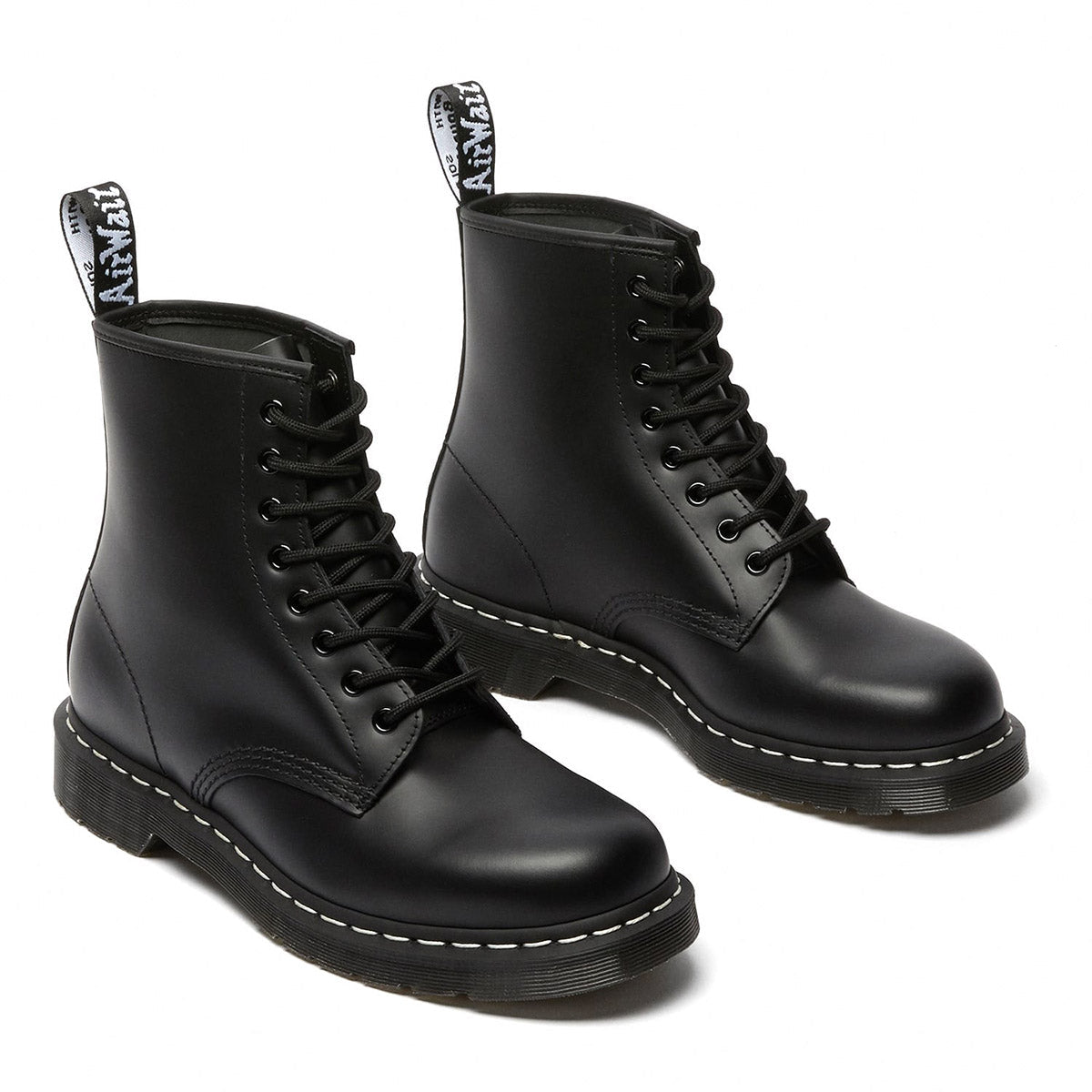 Dr. MARTENS 1460 White Stitch 8 Eye Boots ドクターマーチン 1460 ホワイトステッチ 8 ホール ブーツ 24758001【メンズ エイトホールブーツ レザーブーツ 定番モデル ミッドカットブーツ 26FW】