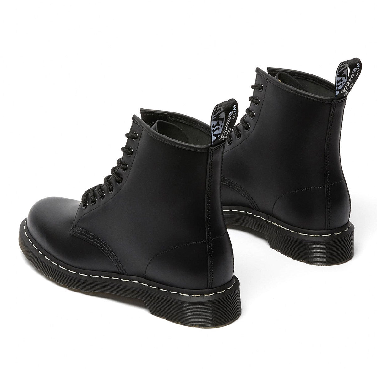 Dr. MARTENS 1460 White Stitch 8 Eye Boots ドクターマーチン 1460 ホワイトステッチ 8 ホール ブーツ 24758001【メンズ エイトホールブーツ レザーブーツ 定番モデル ミッドカットブーツ 26FW】