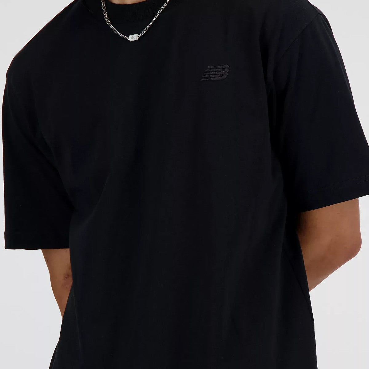 New Balance Athletics Cotton T-Shirt ニューバランス アスレチックス コットン Tシャツ MT41533【メンズ Tシャツ 半袖 コットンジャージー ロゴ刺繍 25FW】