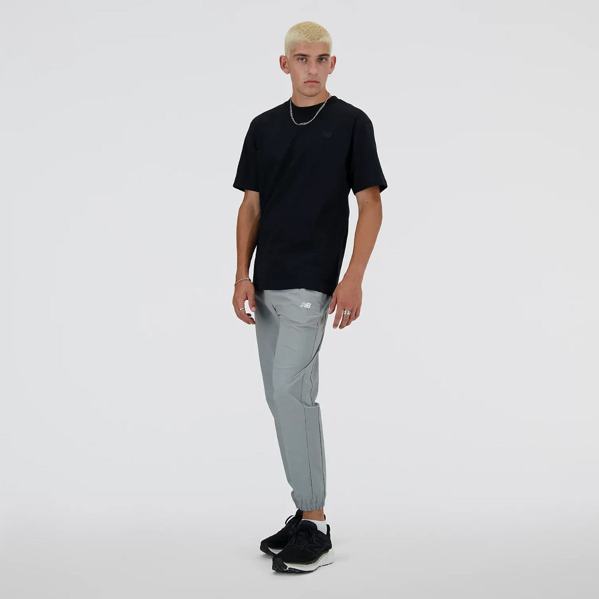 New Balance Athletics Cotton T-Shirt ニューバランス アスレチックス コットン Tシャツ MT41533【メンズ Tシャツ 半袖 コットンジャージー ロゴ刺繍 25FW】