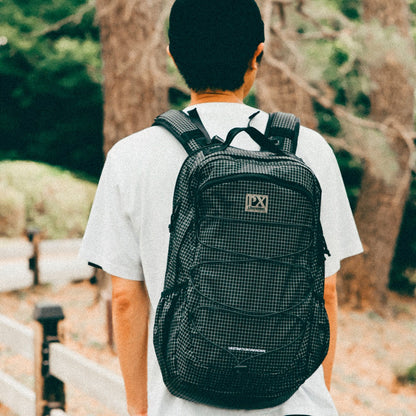 GRID NYLON TRAVERSE BACKPACK