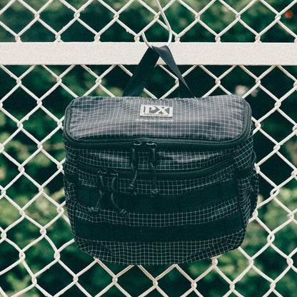 GRID NYLON SHOULDER BAG