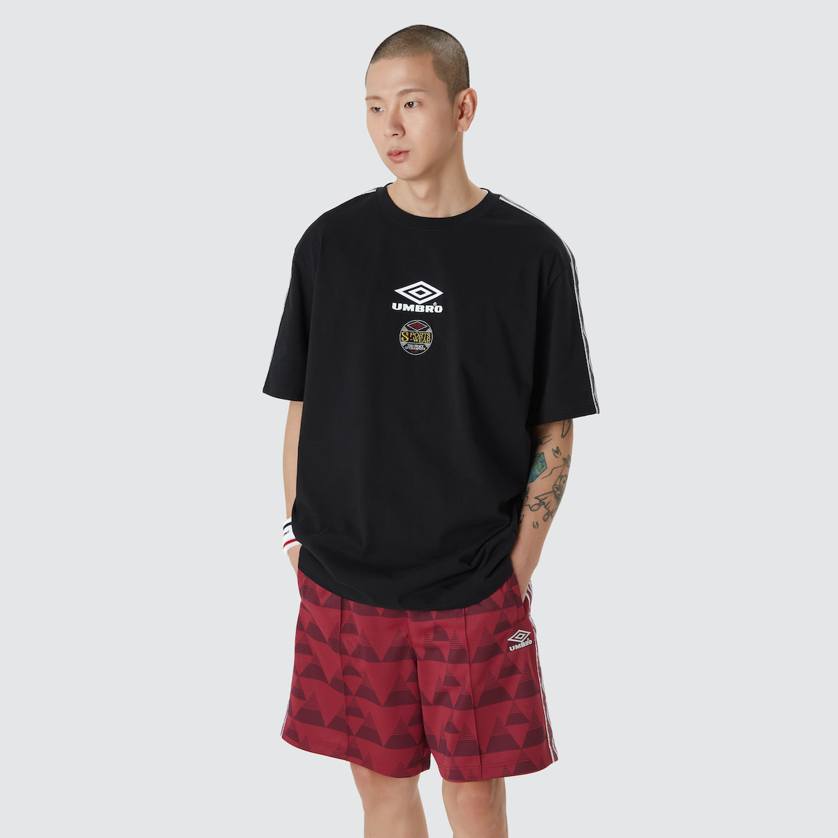 HBL OG SIDE TAPE OVERSIZED FIT SHORT SLEEVE SHIRT