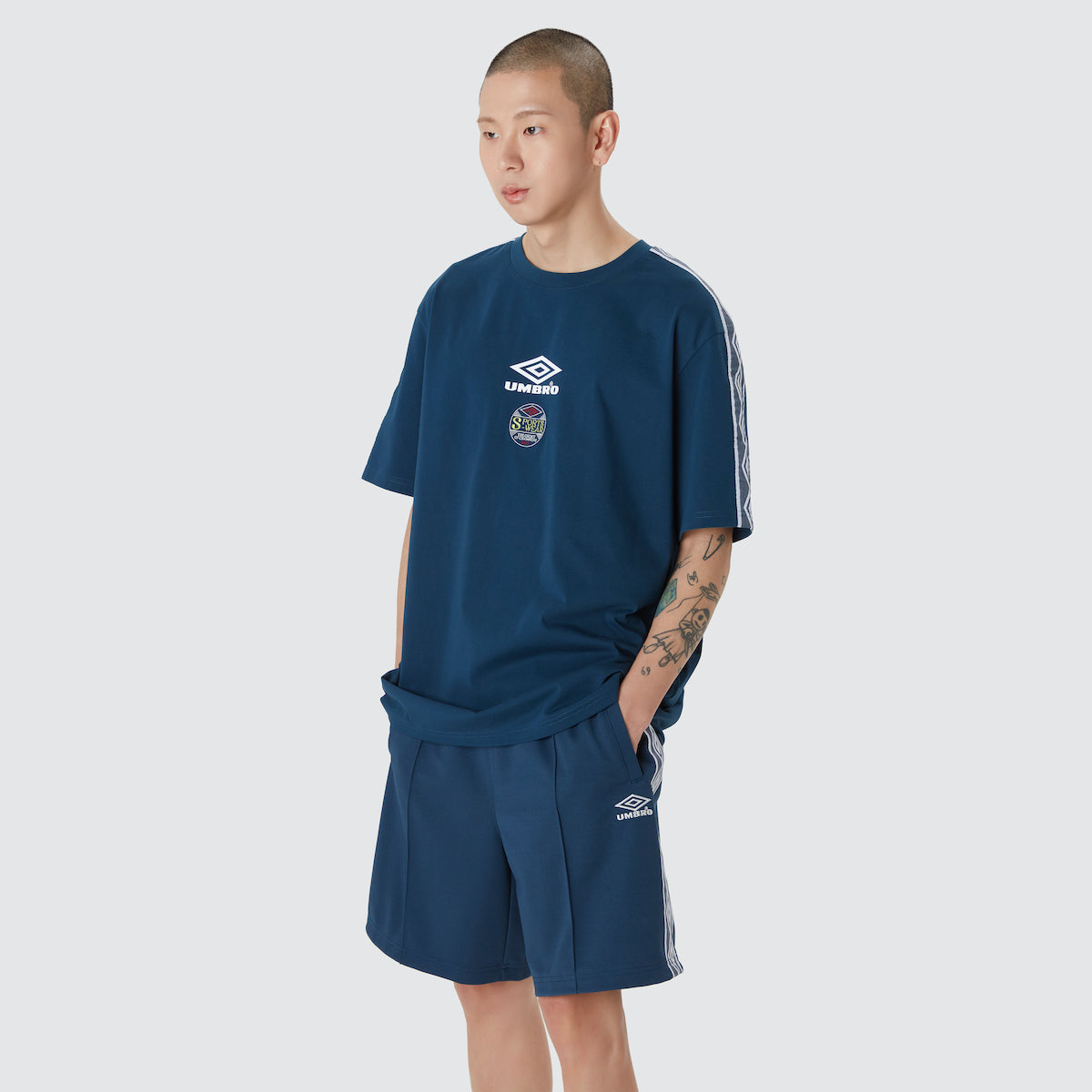 HBL OG SIDE TAPE OVERSIZED FIT SHORT SLEEVE SHIRT