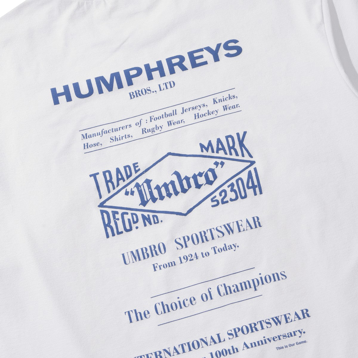 HBL 100th ANNIVERSARY MEMORIAL SHORT SLEEVE SHIRT