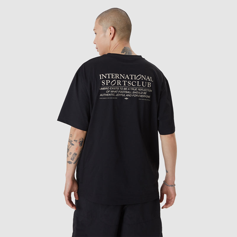 BACK LETTERING SHORT SLEEVE SHIRT