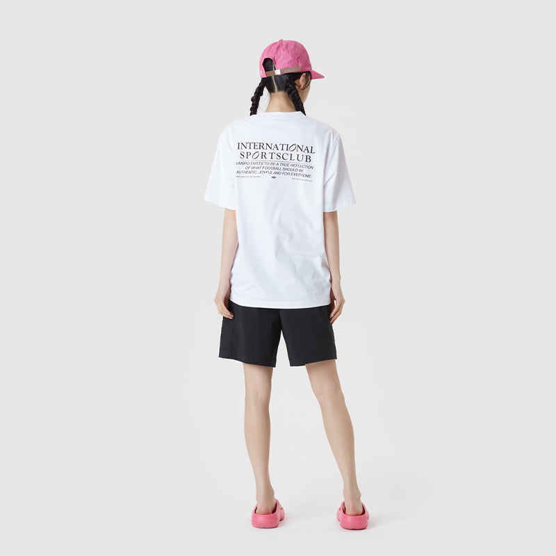 BACK LETTERING SHORT SLEEVE SHIRT