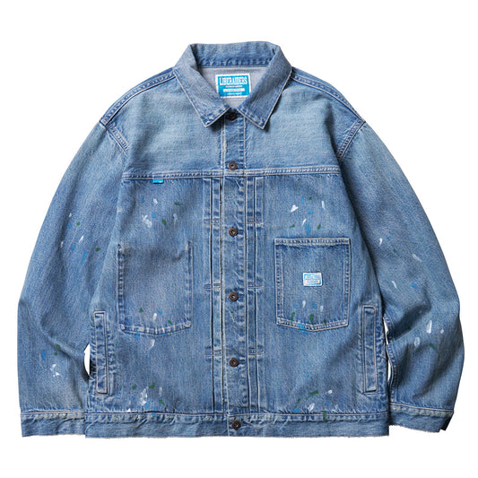 FLAG DENIM JACKET