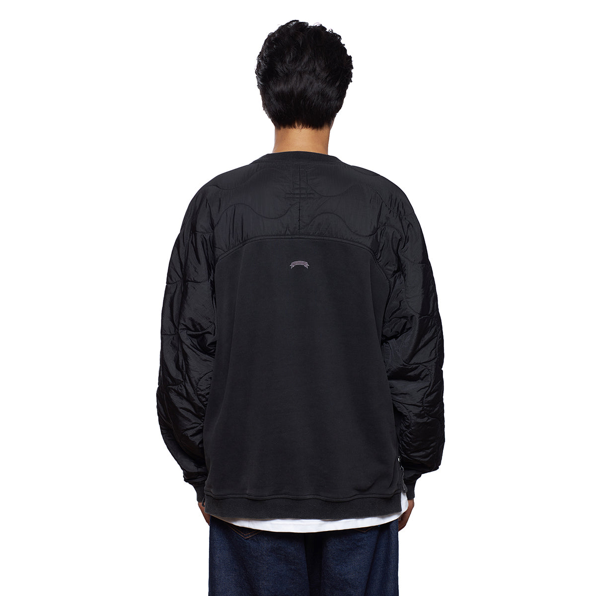 COTTON FLEECE QUILTED CREWNECK III