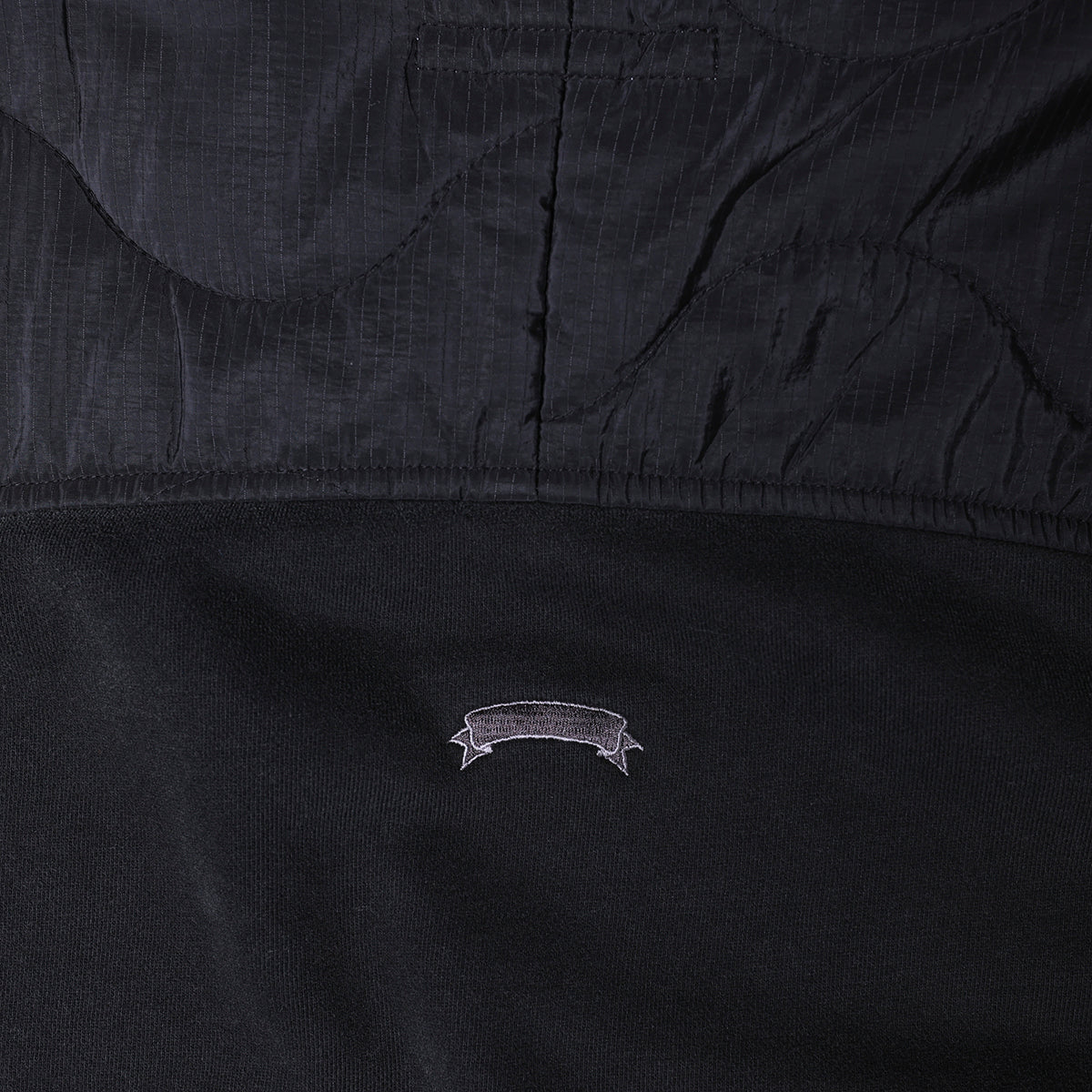 COTTON FLEECE QUILTED CREWNECK III