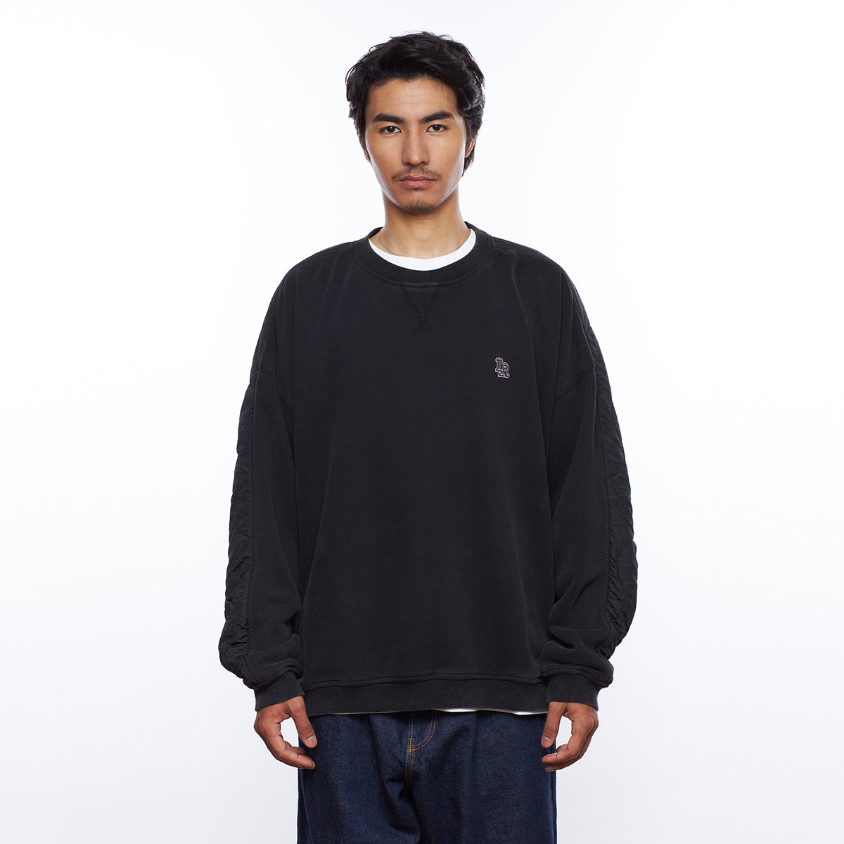 COTTON FLEECE QUILTED CREWNECK III