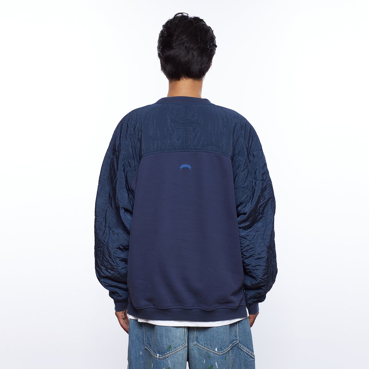 COTTON FLEECE QUILTED CREWNECK III