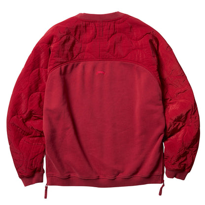 COTTON FLEECE QUILTED CREWNECK III