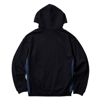 QUILTED POCKET HOODIE