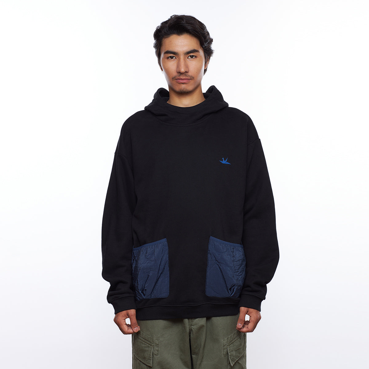 QUILTED POCKET HOODIE