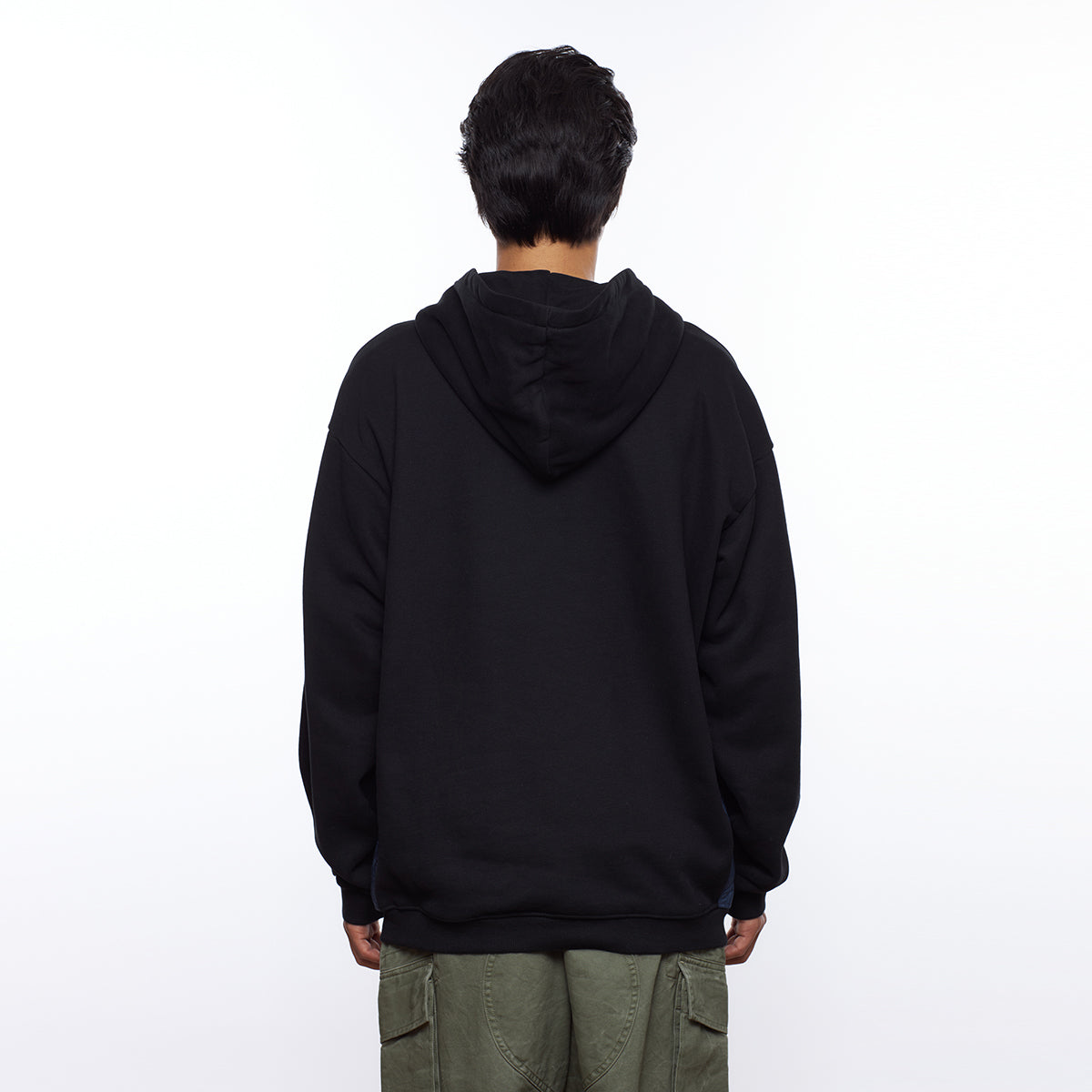 QUILTED POCKET HOODIE