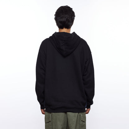 QUILTED POCKET HOODIE