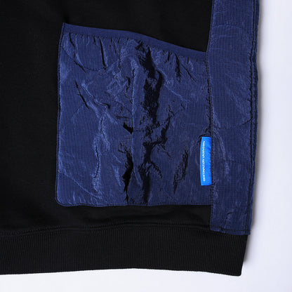 QUILTED POCKET HOODIE