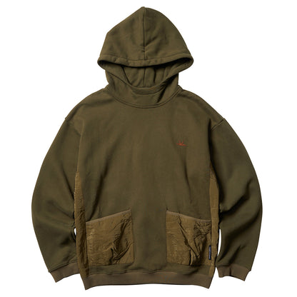 QUILTED POCKET HOODIE