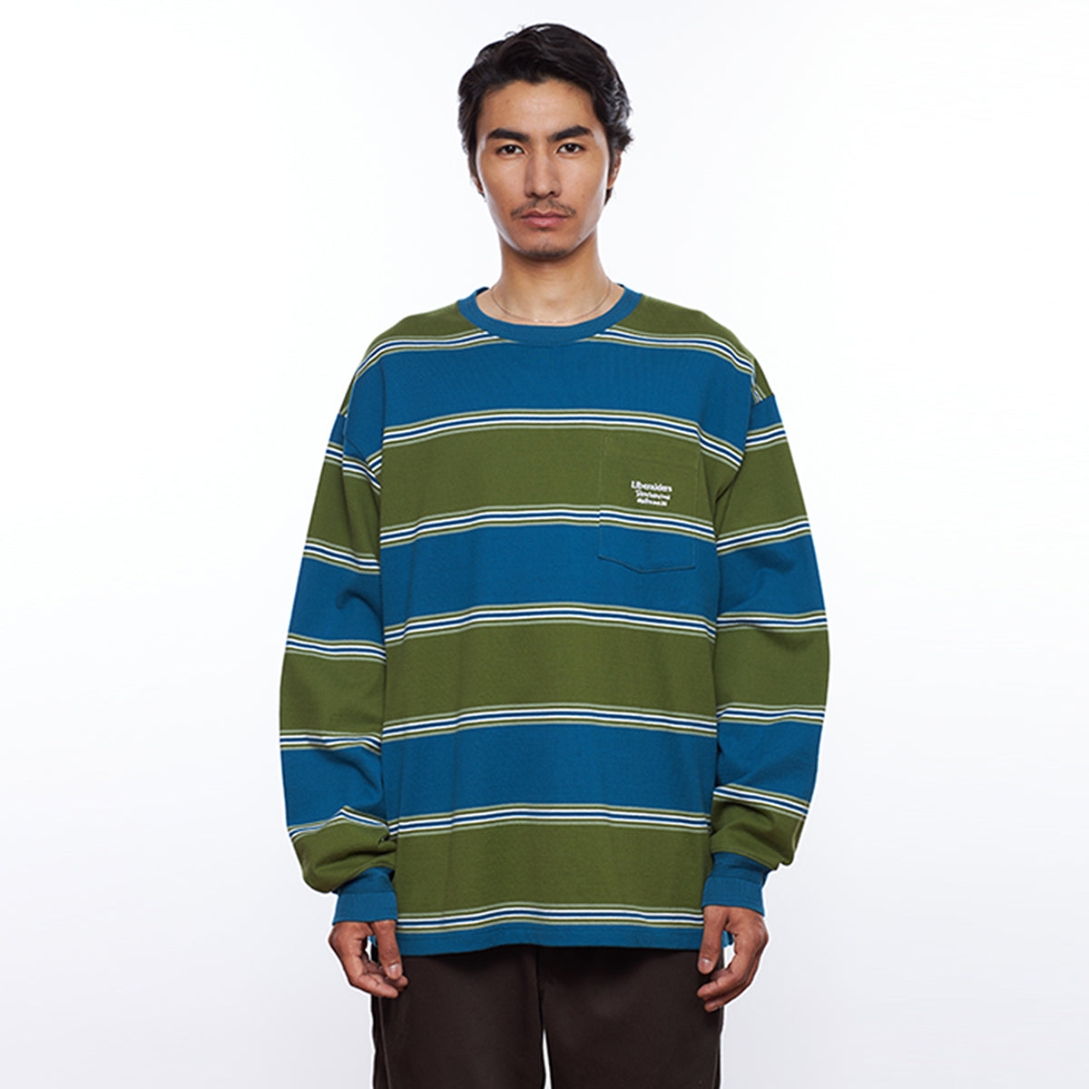 STRIPE L/S TEE